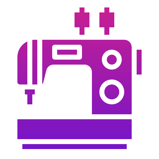 Швейная машина Generic Flat Gradient иконка