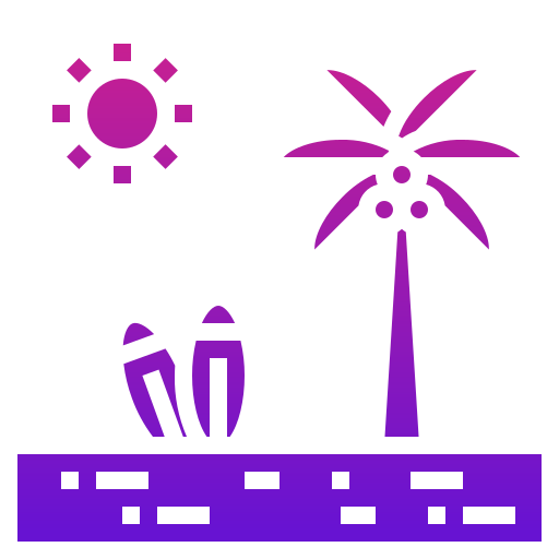 playa Generic Flat Gradient icono