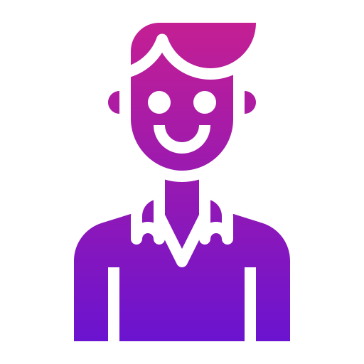 Man Generic Flat Gradient icon