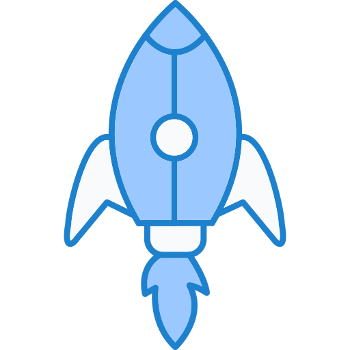 Space shuttle Generic Blue icon