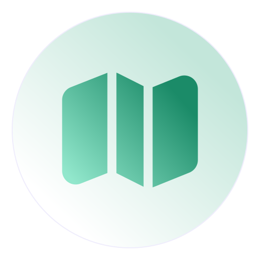 지도 Generic Flat Gradient icon