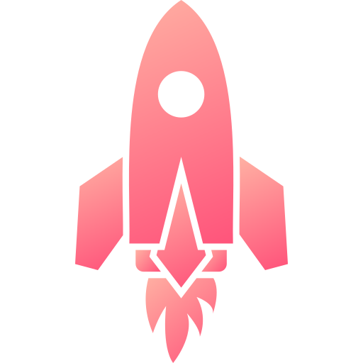 raket lancering Generic Flat Gradient icoon