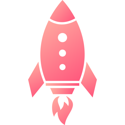 Космический корабль Generic Flat Gradient иконка