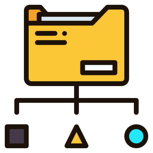 Data classification Generic Outline Color icon