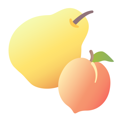 fruta Generic Flat Gradient Ícone