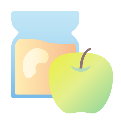 dżem jabłkowy Generic Flat Gradient ikona