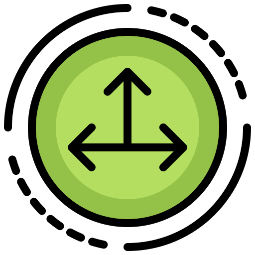 tres flechas Generic Outline Color icono