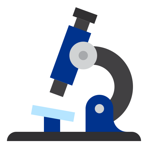 microscoop Generic Flat icoon