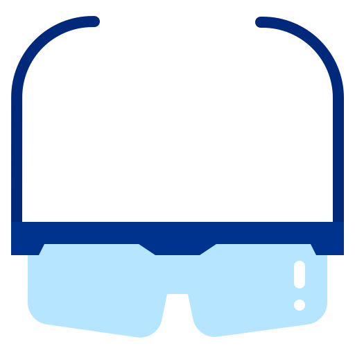 Óculos de segurança Generic Flat Ícone