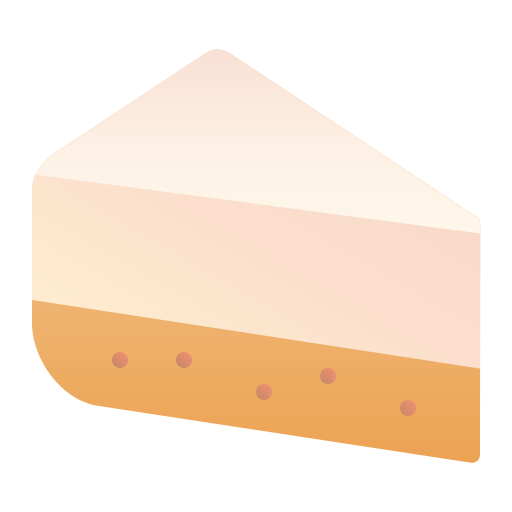 torta di formaggio Generic Flat Gradient icona