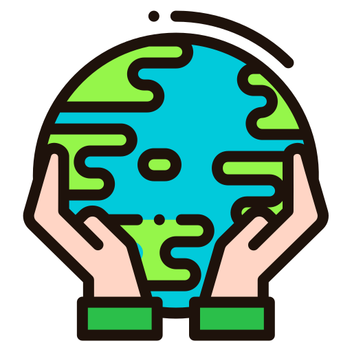 地球を守る Generic Outline Color icon