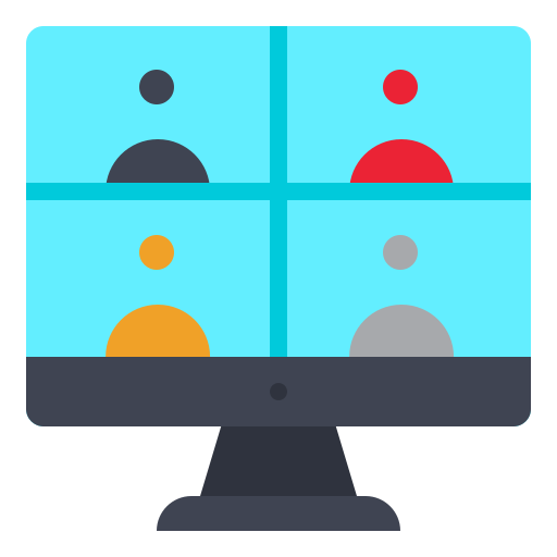 Online conference Generic Flat icon