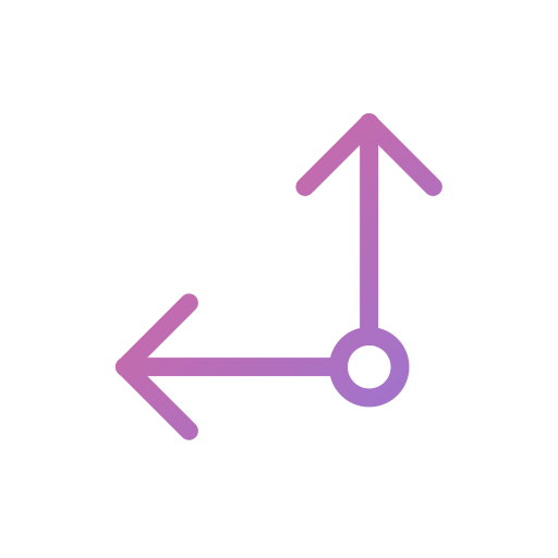 Rotate arrow Generic Gradient icon