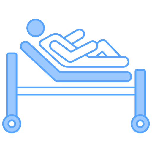 病院用ベッド Generic Blue icon