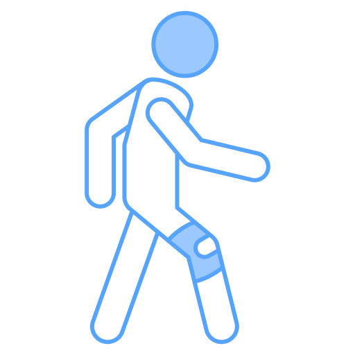 hombre caminando Generic Blue icono