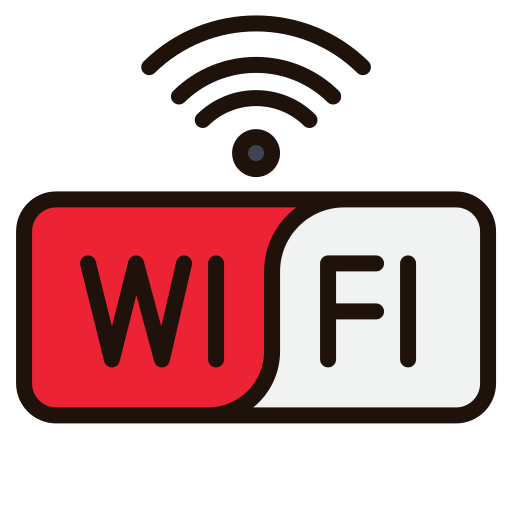 Wifi Generic Outline Color icon