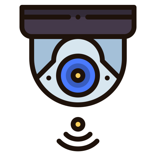 Камера безопасности Generic Outline Color иконка