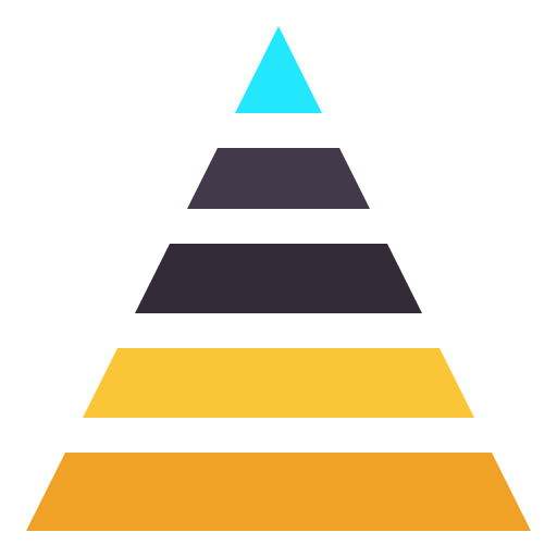 pirámide Generic Flat icono