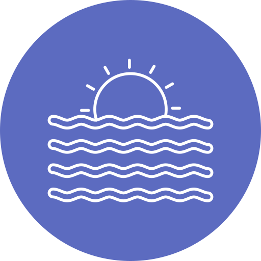 바다 Generic Circular icon