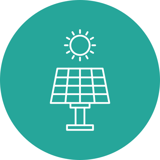 energía solar Generic Circular icono