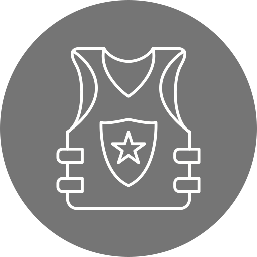 방탄 조끼 Generic Circular icon