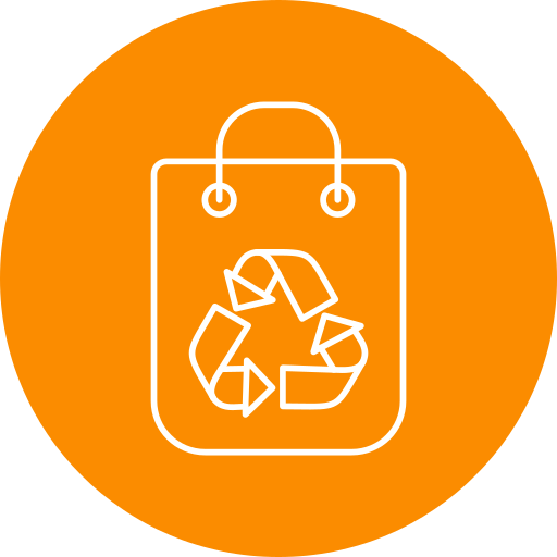 bolsa de reciclaje Generic Circular icono