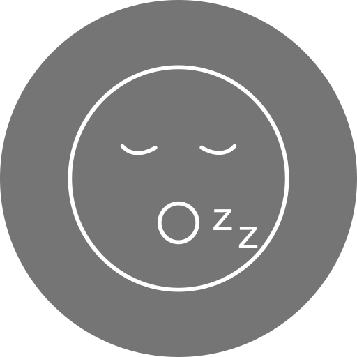 Sleeping Generic Circular icon