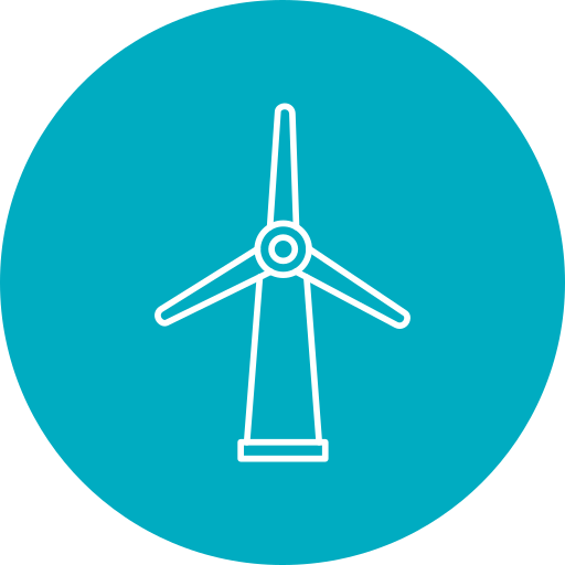 風力タービン Generic Circular icon