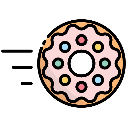 donut Generic Outline Color Icône