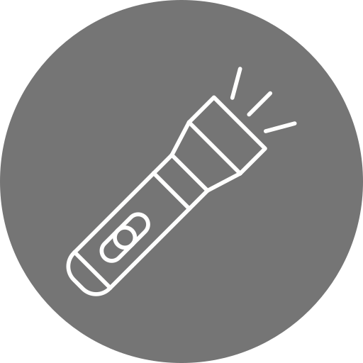 taschenlampe Generic Circular icon