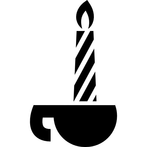 Christmas candle  icon