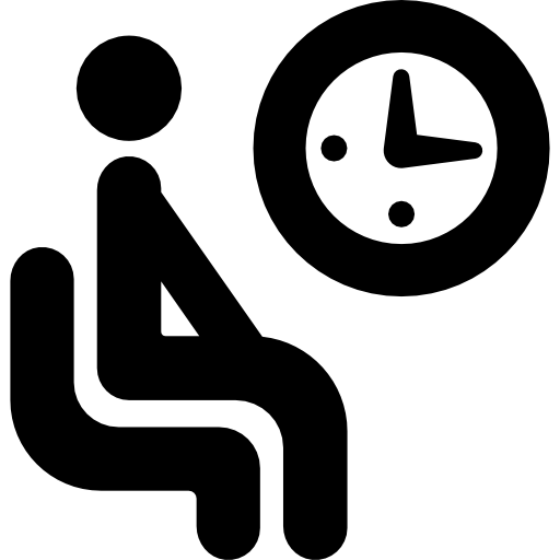 wachtkamer teken  icoon