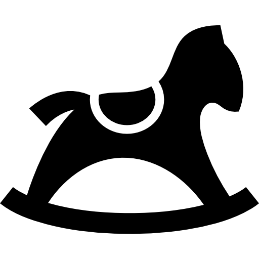 caballo mecedora  icono
