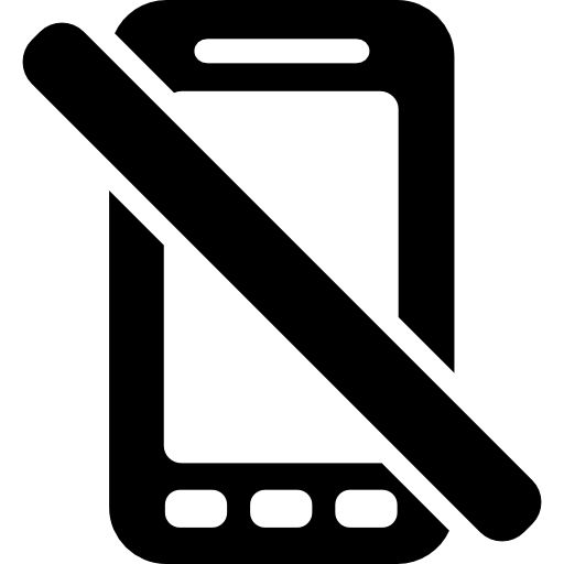 telefoons zijn niet toegestaan  icoon