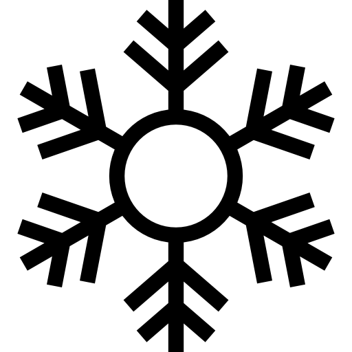 kerst sneeuwvlok  icoon