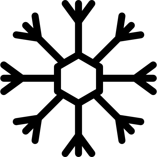 fiocco di neve di natale  icona