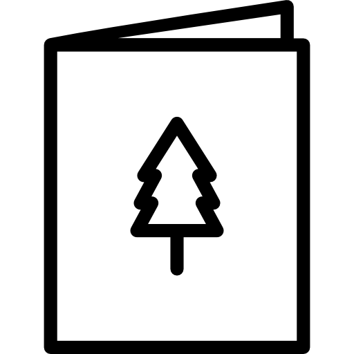 tarjeta de navidad  icono
