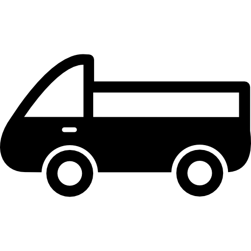 Вид сбоку грузовика  иконка