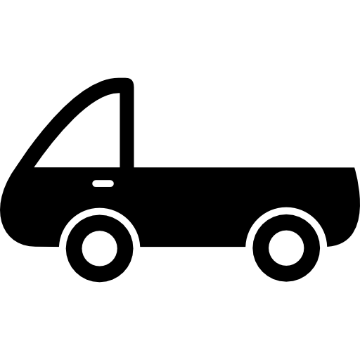 ピックアップトラックの側面図  icon
