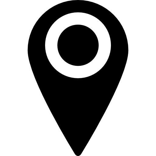 marcador de ubicación Basic Rounded Filled icono
