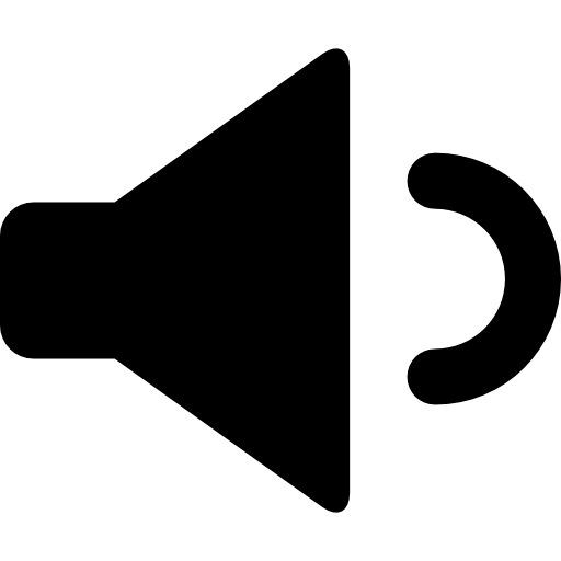 bouton de volume du haut-parleur Basic Rounded Filled Icône