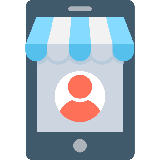 online shop Flat Color Flat icon