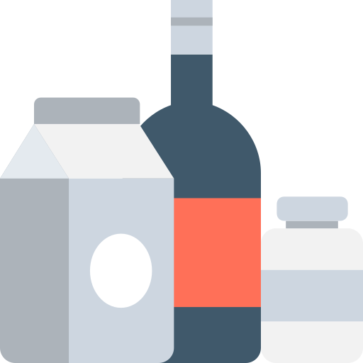 Groceries Flat Color Flat icon