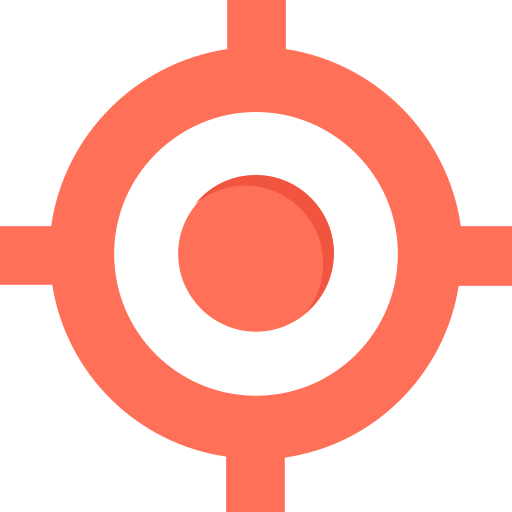 Target Flat Color Flat icon