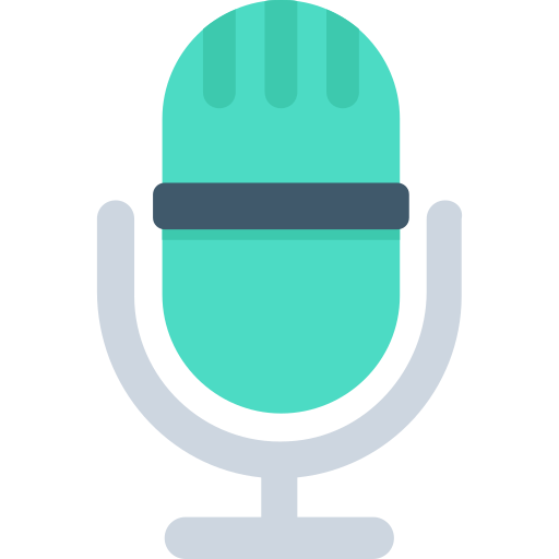 mikrofon Flat Color Flat icon