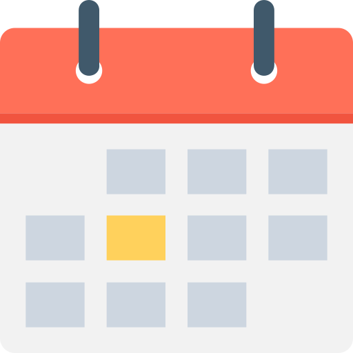 Calendar Flat Color Flat icon
