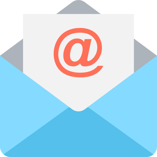 e-mail Flat Color Flat icona