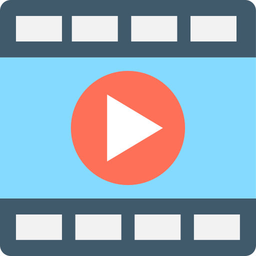 videoplayer Flat Color Flat icon