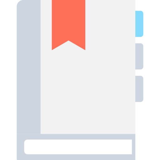 agenda Flat Color Flat icono