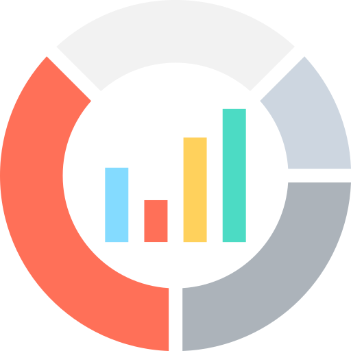 Pie chart Flat Color Flat icon